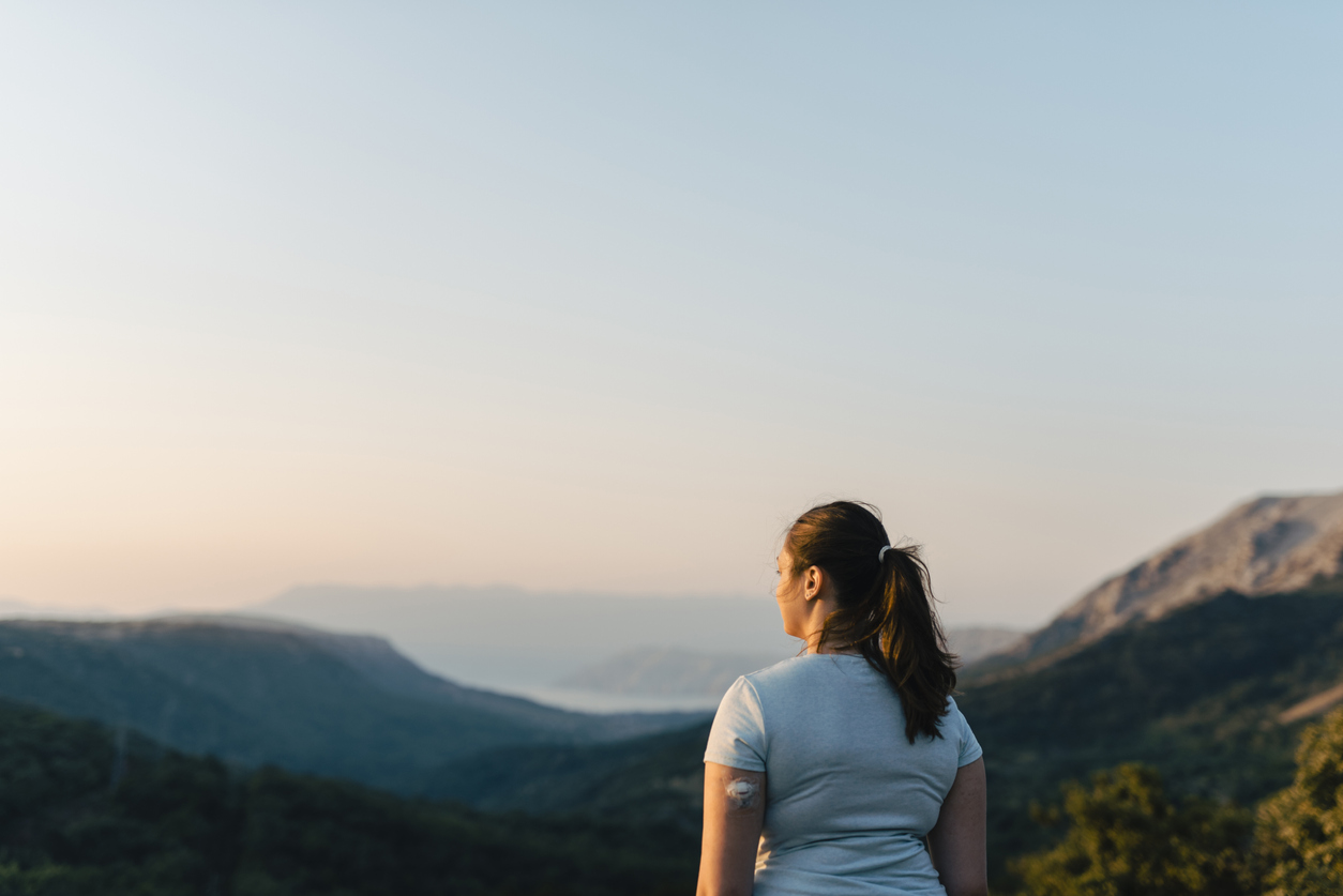 hiking woman